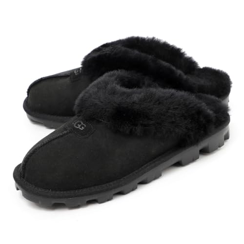 UGG モカシン　ブラック UGGブラックモカシン25㎝ - メルカリ